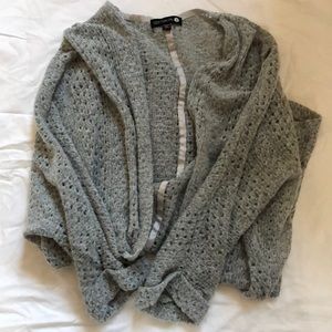 Grey Knitted Cardigan